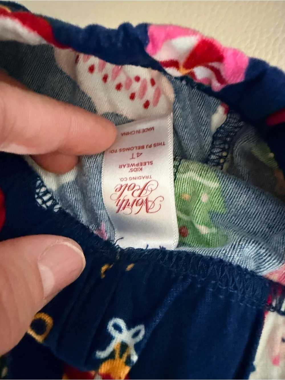 Holiday Christmas Pajama Set – Size 4T